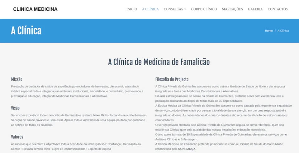 Clinica de Medicina de Famalicão logo